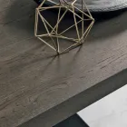 Moderne geknoopte eikenhouten tafel geproduceerd in Italië Zerba Viadurini