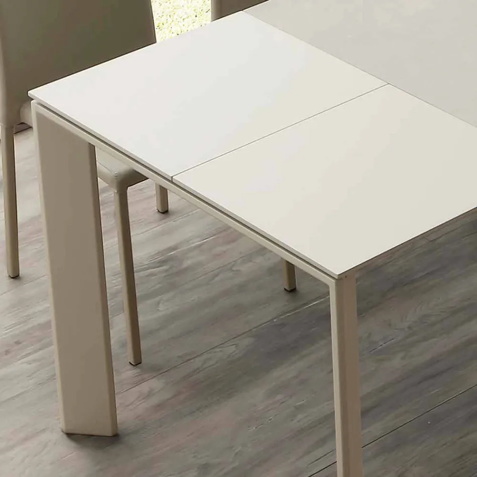 Glas-keramische uitschuiftafel tot 240 cm Terni Viadurini