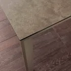 Glas-keramische uitschuiftafel tot 240 cm Terni Viadurini