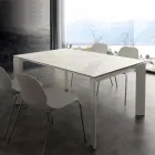 Glas-keramische uitschuiftafel tot 240 cm Terni Viadurini