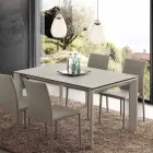 Glas-keramische uitschuiftafel tot 240 cm Terni Viadurini