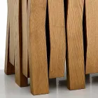 Moderne design glazen keramische tafel gemaakt in Italië, Egisto Viadurini