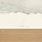 Moderne design glazen keramische tafel gemaakt in Italië, Egisto Viadurini