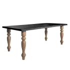 Woonkamertafel Volledig gemaakt in eikenhout Gemaakt in Italië - Geolier Viadurini