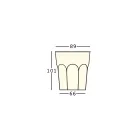 Outdoor design lichttafel in polyethyleen en HPL Made in Italy - Pucca Viadurini