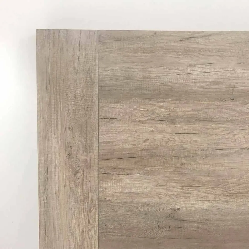 Moderne uitschuifbare tafel tot 260/280 cm in hout en metaal - Teramo Viadurini