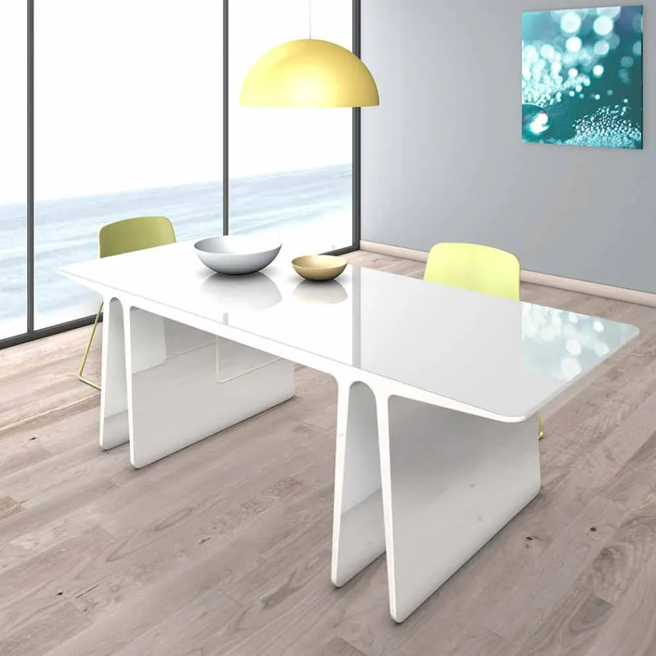 Multifunctionele moderne tafel geproduceerd in Italië, Mignanego Viadurini