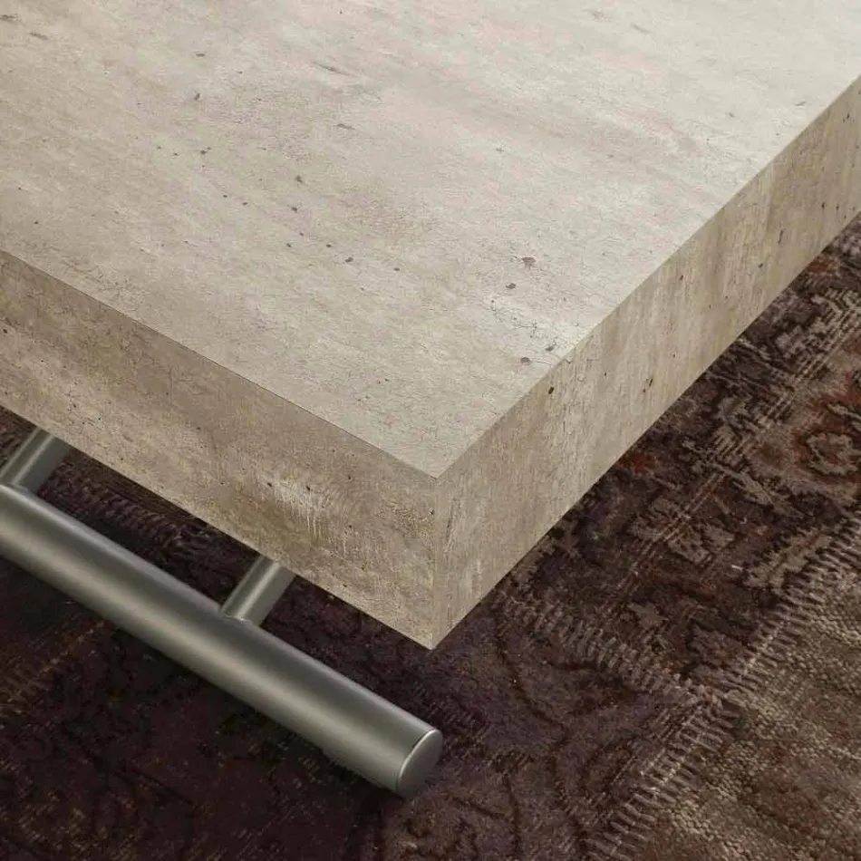 Tafel of uittrekbare tafel met top in melamine Palau Viadurini