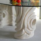 petra ovale tafel met een modern design kristal Furies Viadurini