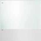 Tafelblad van extra helder glas en metalen poten 3 afwerkingen 4 maten - Speck Viadurini