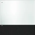 Tafelblad van extra helder glas en metalen poten 3 afwerkingen 4 maten - Speck Viadurini