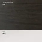 Uitschuifbare eettafel 190 cm metaal en hout Made in Italy - Euclidean Viadurini