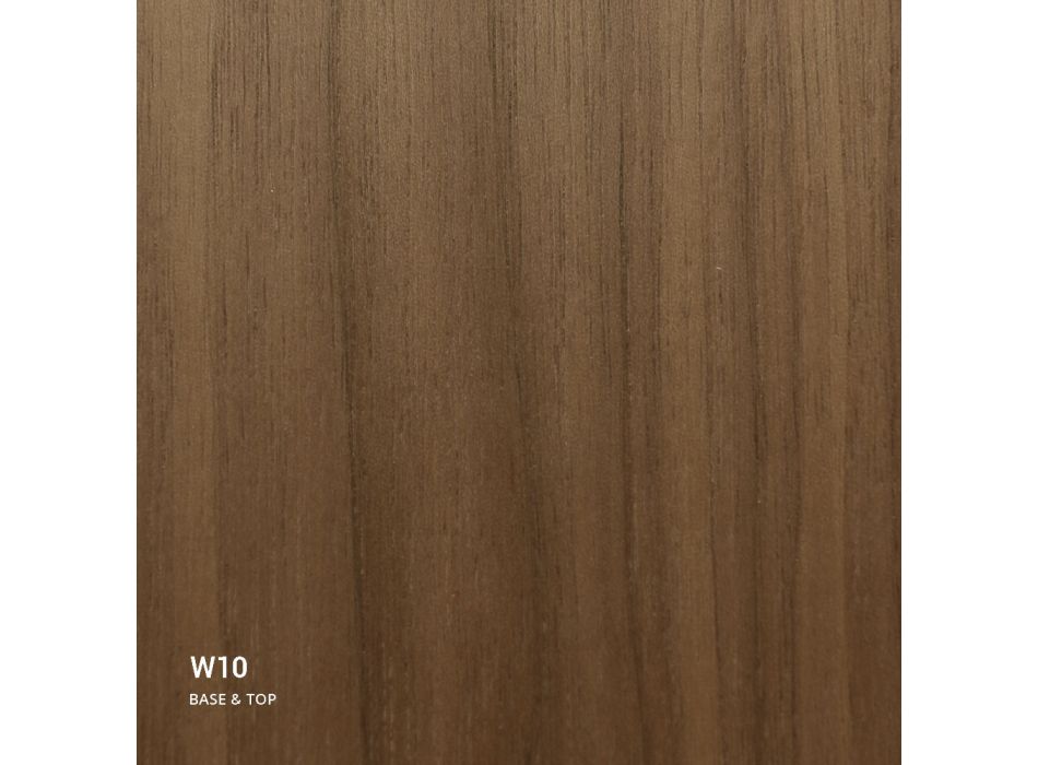 Eettafel Uitschuifbaar tot 170 cm in gefineerd hout - Nutello Viadurini