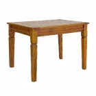 Uitschuifbare eettafel tot 290 cm in massief hout Homemotion - Carbo Viadurini