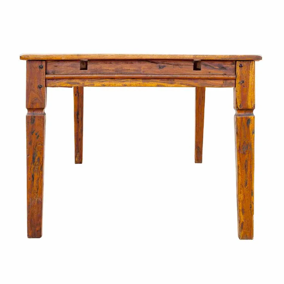 Uitschuifbare eettafel tot 290 cm in massief hout Homemotion - Carbo Viadurini