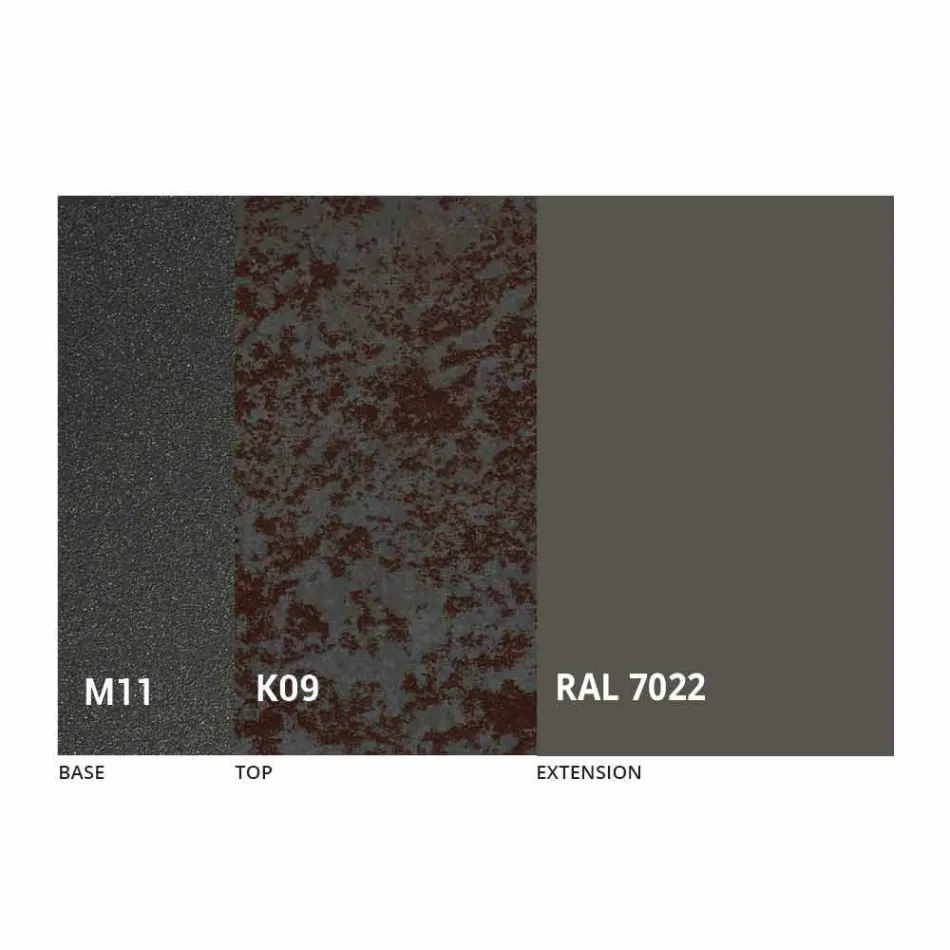 Uitschuifbare eettafel keramisch blad tot 2,8 m Made in Italy - Paoluccio Viadurini