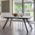 Uitschuifbare tafel tot 2,8 meter met keramiek blad Made in Italy - Paoluccio