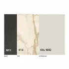 Uitschuifbare eettafel keramisch blad tot 2,8 m Made in Italy - Paoluccio Viadurini