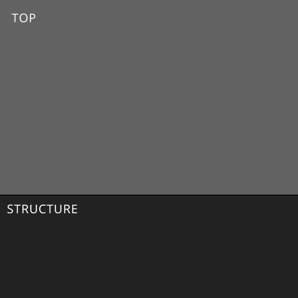 Tuineettafel in aluminium en Hpl of Gres, verschillende afwerkingen - Filomena Viadurini