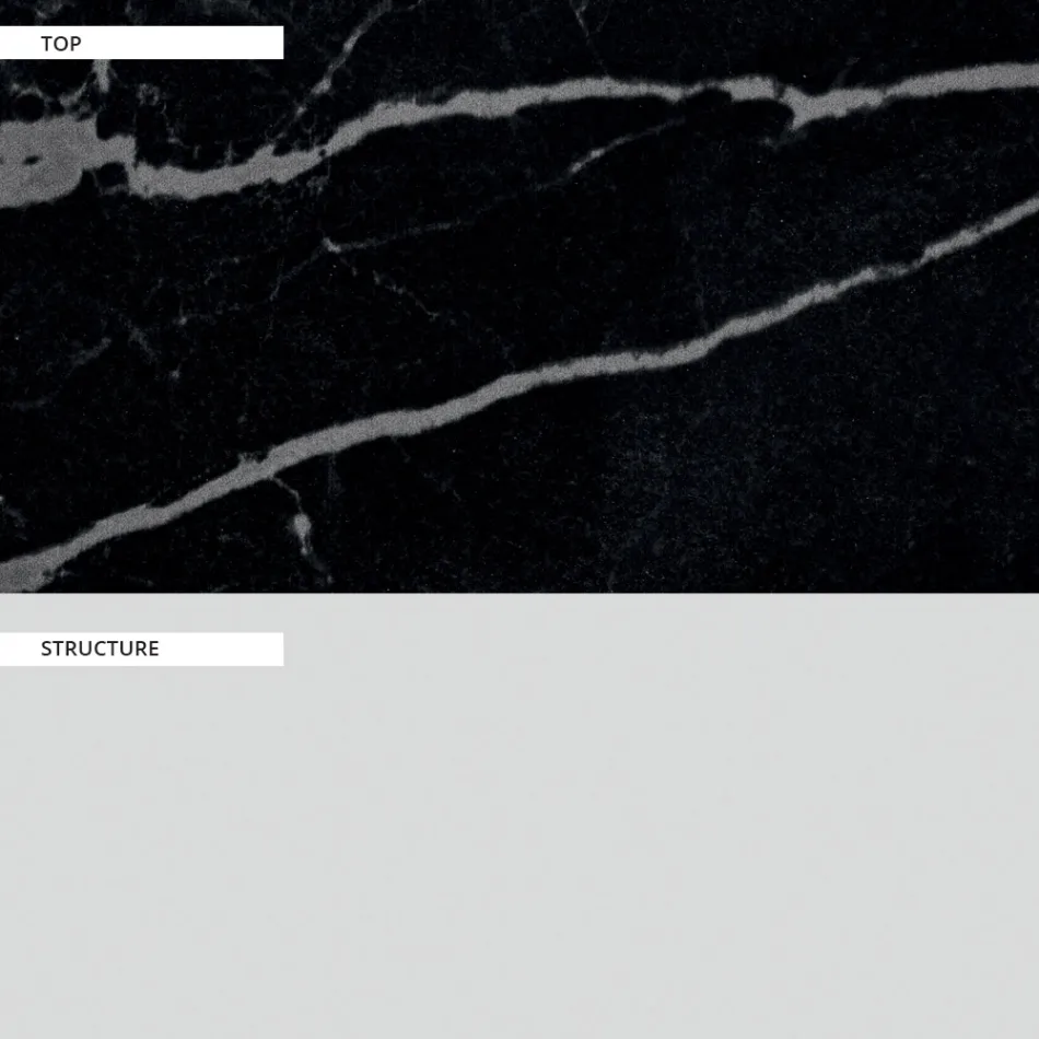 Tuintafelblad in porseleinen aardewerk Made in Italy - Tarik Viadurini