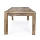 Eettafel in gerecycled iepenhout Klassiek design Homemotion - Badia Viadurini