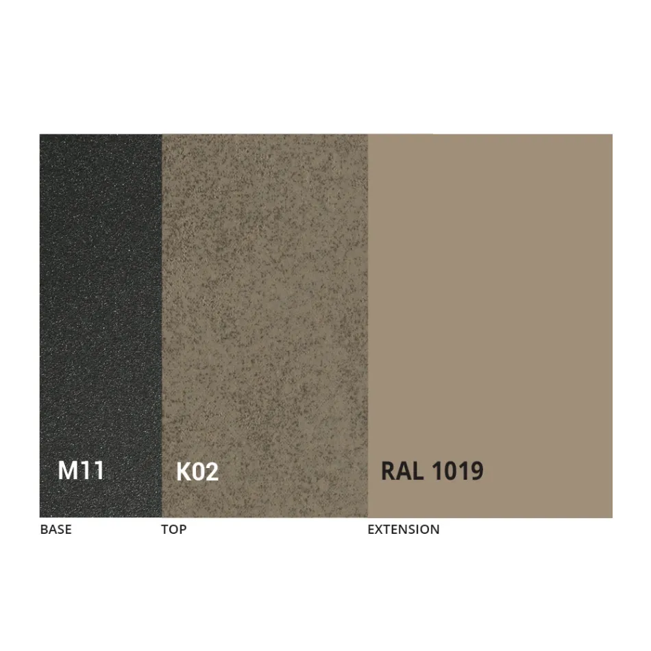 Ronde eettafel met uitschuifbaar blad tot 180 cm Gemaakt in Italië - Muschio Viadurini