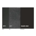 Ronde eettafel uitschuifbaar tot 270 cm in keramiek Gemaakt in Italië - Muschio Viadurini