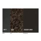 Ronde eettafel uitschuifbaar tot 270 cm in keramiek Gemaakt in Italië - Muschio Viadurini