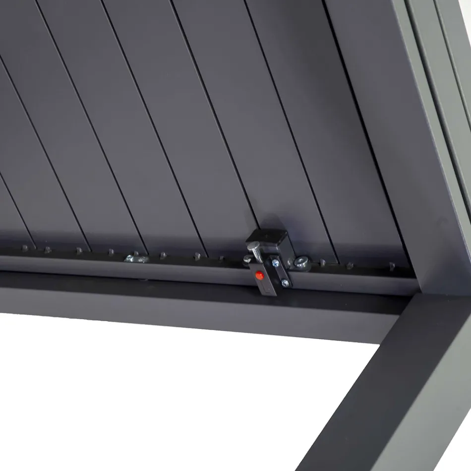 Vierkante tafel, uitschuifbaar tot 180 cm gemaakt van aluminium - Marker Viadurini