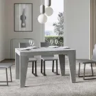 Vierkante tafel uitschuifbaar tot 440 cm in hout Made in Italy - Bloem Viadurini