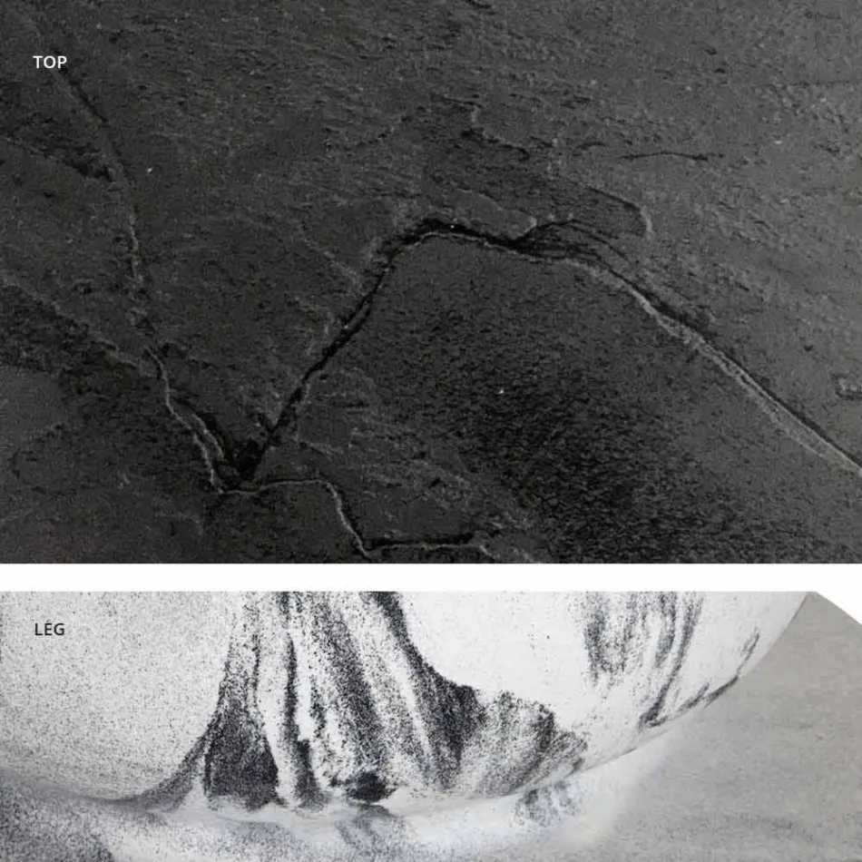 Vierkante eettafel, HPL Top - negentiende eeuw door dia Viadurini