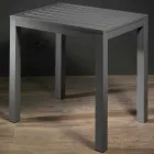 Vaste vierkante tuintafel van aluminium - Marker Viadurini