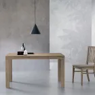 Uitschuifbare rechthoekige tafel in Lamianto (300 cm of 340 cm) - Passoa Viadurini