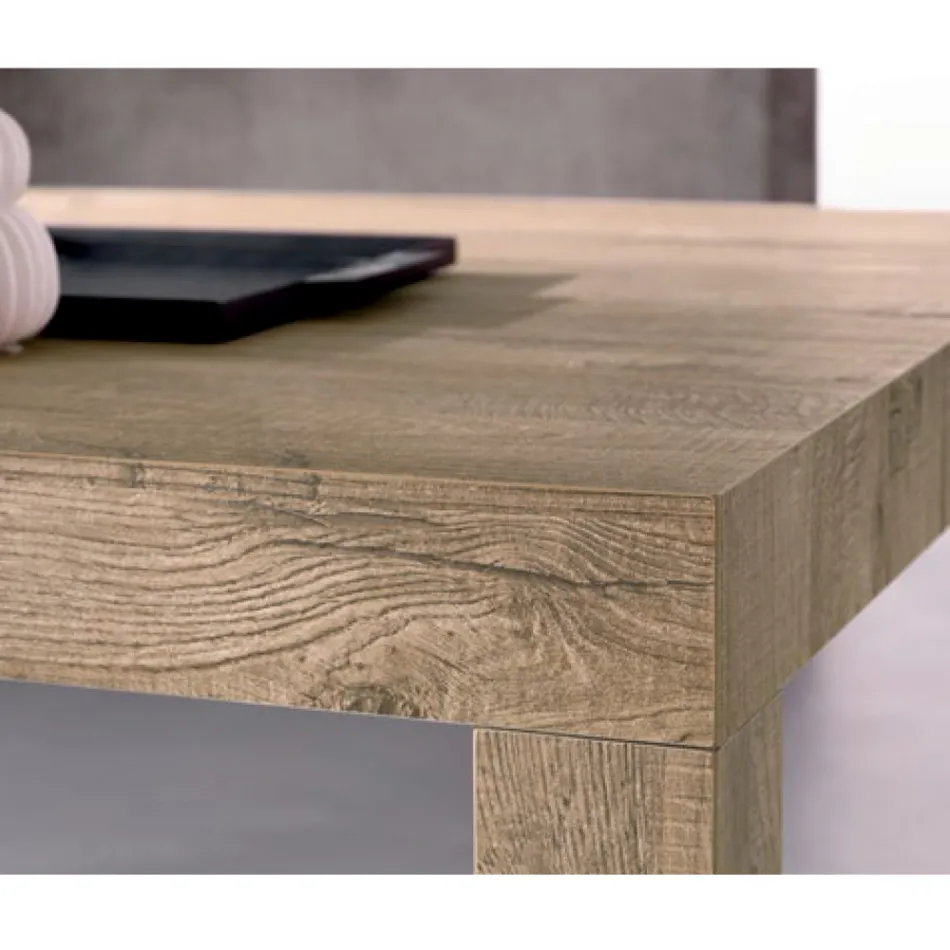 Uitschuifbare rechthoekige tafel in Lamianto (300 cm of 340 cm) - Passoa Viadurini