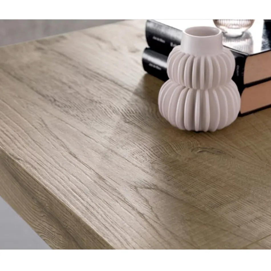 Uitschuifbare rechthoekige tafel in Lamianto (300 cm of 340 cm) - Passoa Viadurini