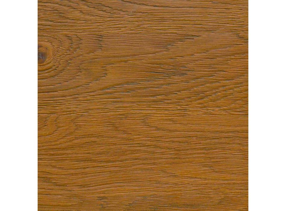 Rechthoekige uitschuifbare tafel tot 2,2 m houten blad Made in Italy - Alicia Viadurini