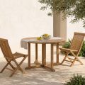 Opklapbare tuintafel in teakhout - Yggdrasil