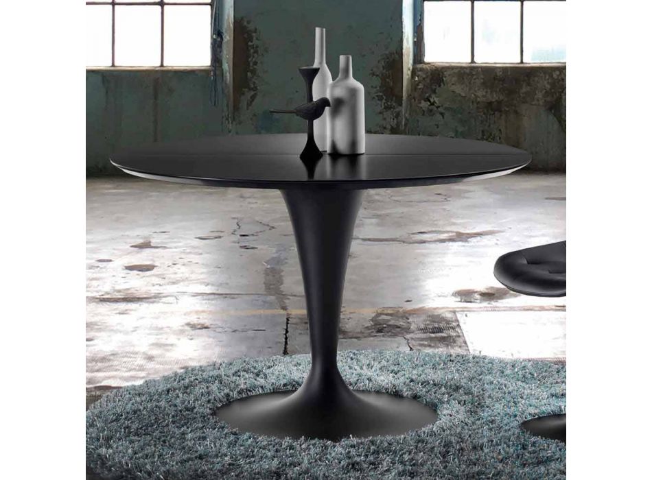 Ronde tafel, uitbreidbaar en met modern design - Borgia Viadurini