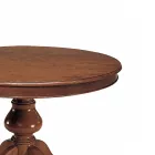 Ronde tafel met verlengstuk van 34 cm Made in Italy - Tellus Viadurini