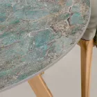 Ronde keramische buitentafel Santos Made in Italy - Pegaso Viadurini