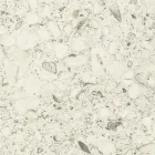 Ronde buitentafel in wit terrazzo keramiek Made in Italy - Pegaso Viadurini