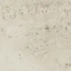 Ronde buitentafel in licht travertijn keramiek Made in Italy - Pegaso Viadurini