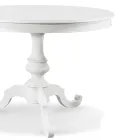 Ronde uitschuifbare woonkamertafel in hout Made in Italy - Vittoria Viadurini