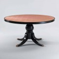Rond klassiek design in gepolijst mahoniehouten tafel, 150cm diameter, Akim