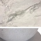 Klassiek design ronde tafel, Ø140 en HPL top - negentiende eeuw door Slide Viadurini