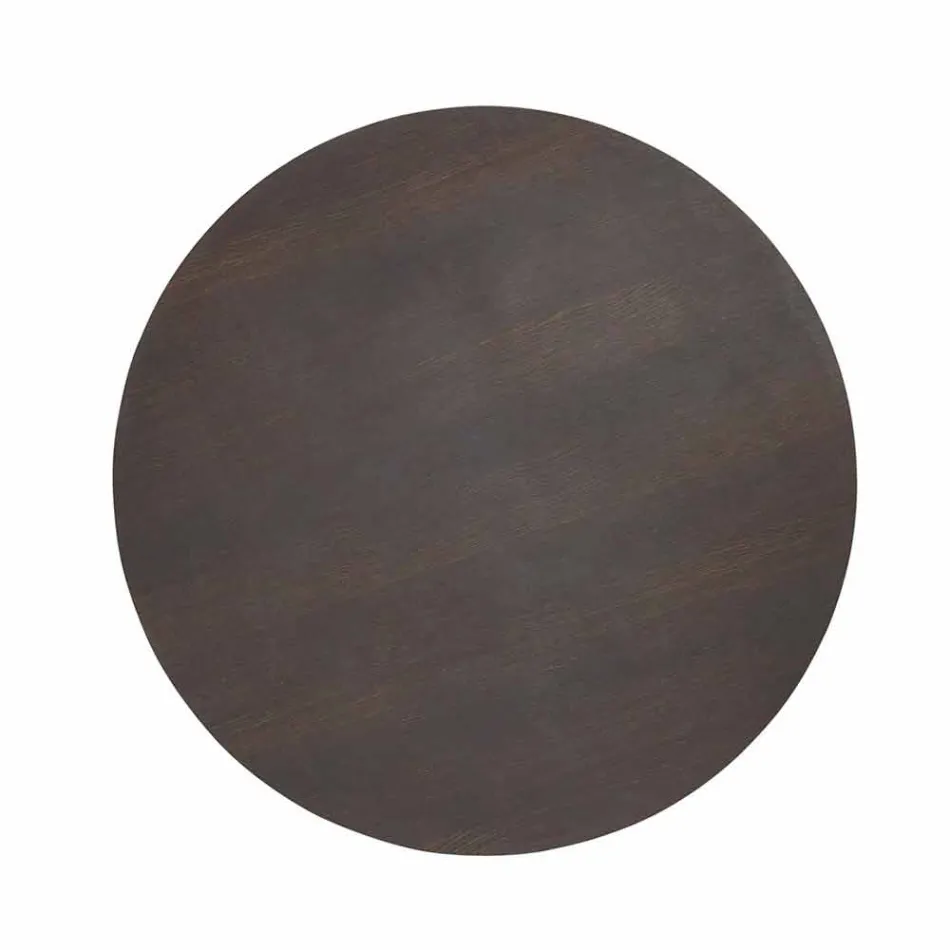 Klassiek design ronde tafel, Ø140 en HPL top - negentiende eeuw door Slide Viadurini