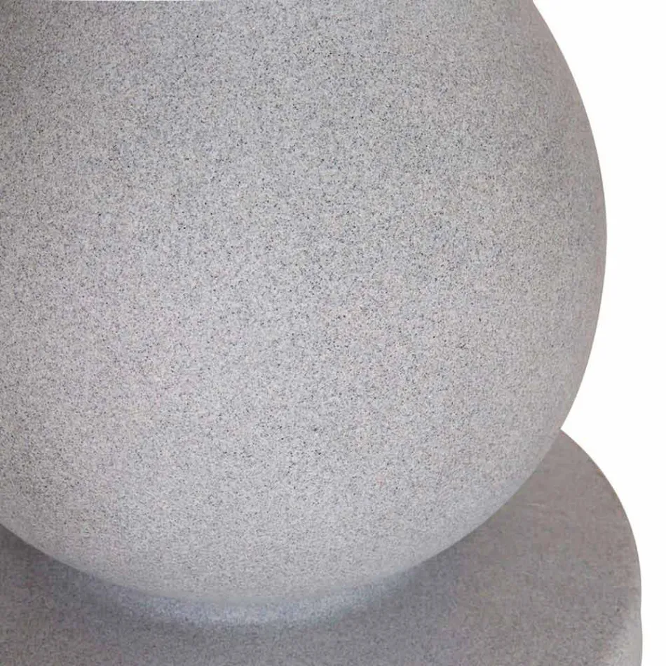 Klassiek design ronde tafel, Ø140 en HPL top - negentiende eeuw door Slide Viadurini