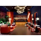 Klassiek design ronde tafel, Ø140 en HPL top - negentiende eeuw door Slide Viadurini