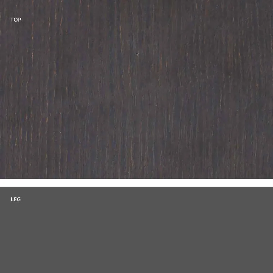 Klassiek design ronde tafel, Ø140 en HPL top - negentiende eeuw door Slide Viadurini