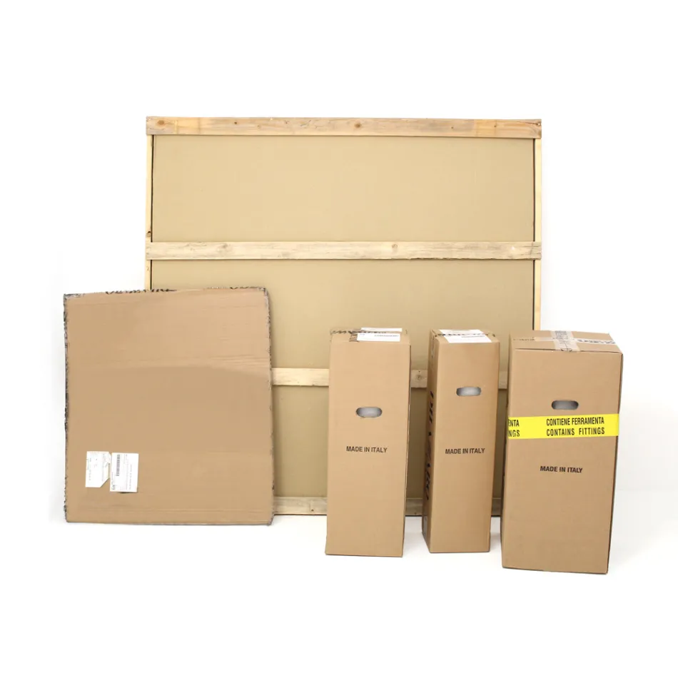 Vaste ronde tafel met keramisch blad Made in Italy - Schaar Viadurini